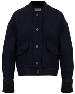 IRO Long-Sleeved Casual Jacket - Blue