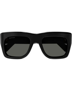 Gucci Eyewear Square Frame Sunglasses - Black