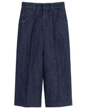 Max Mara Smmefedra Cuffed Jeans - Blue