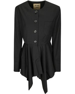 Uma Wang Long-Sleeved Casual Jacket - Black