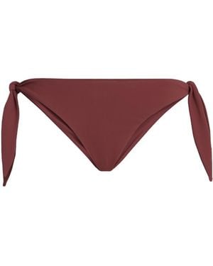 Brunello Cucinelli Tie-Side Bikini Bottom - Purple