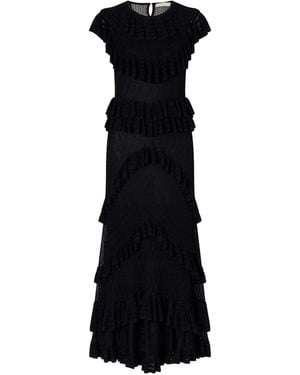 Ulla Johnson Round Neck Dress - Black