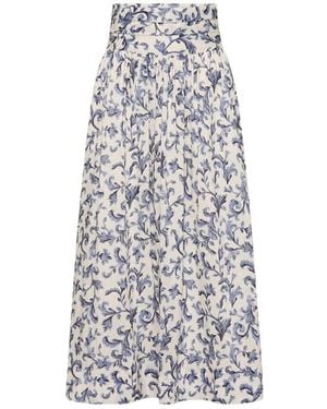 Posse Rue Pleated Skirt - White