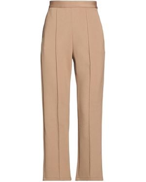 Max Mara Flared Pants - Natural