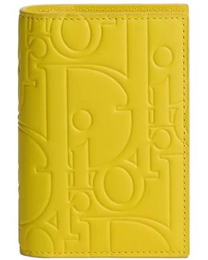 Dior Bifold Card Holder - Yellow