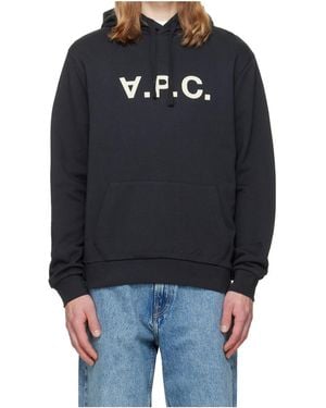 A.P.C. Standard Grand Vpc Hoodie - Blue