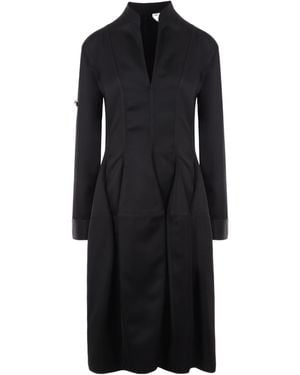 Bottega Veneta Silk Twill Dress - Black