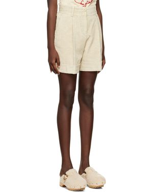 【関税&送料込】Chloe High-Waisted Bermuda Shorts Hifzael Cargo Shorts for Women Casual Knee Length Straight