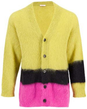 Valentino Long-Sleeved Cardigan - Yellow
