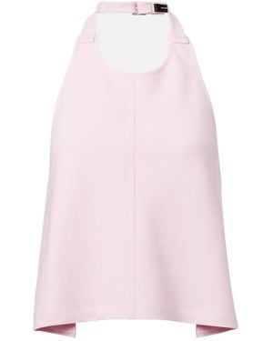 Wardrobe NYC Halter Neck Top - Pink