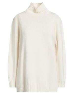 Max Mara Mock-Neck Knit Top - White