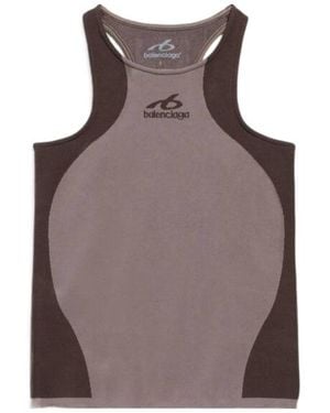 Balenciaga Techwear Seamless Tank Top - Brown