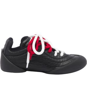 McQueen Flexion Lace-Up Trainers - Red