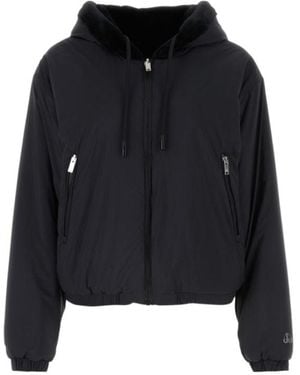 Moose Knuckles Eaton Bunny Reversible Zipped Jacket - Black