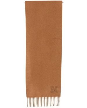 Max Mara Fringed Scarf - Brown