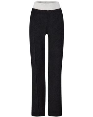 CASABLANCA Elastic Waist Casual Trousers - Black