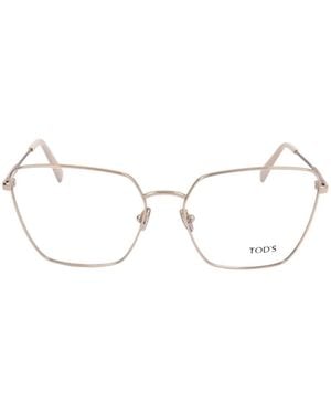 Tod's Geometric Optical Glasses - White