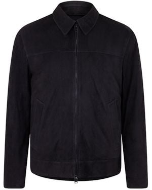 Brioni Suede Shirt Jacket - Blue