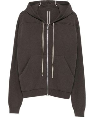 パーカー・フーディ RICK OWENS SEMI-TRANSPARENT BLACK HOODIE Rick Owens Semi-Transparent Hoodie in Black for Men | Lyst