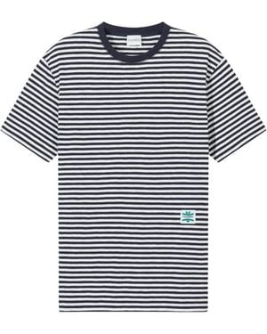 Closed Striped T-Shirt - Blue