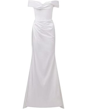 Vivienne Westwood Bridal Nova Cora Satin Corset Gown - White