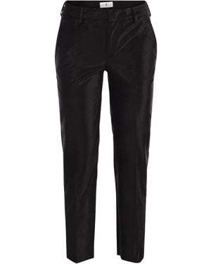 Pt Pantaloni Pt Torino New York Velvet Trousers - Black