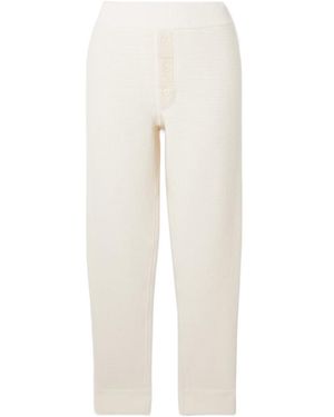 The Row Tapered Casual Trousers - White