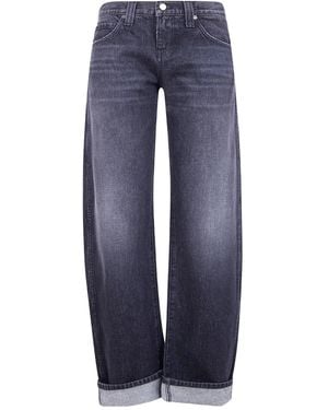 KHAITE Wide-Leg Jeans - Blue