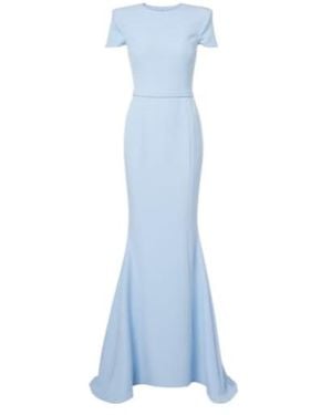 Safiyaa Crepe Dress - Blue
