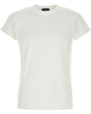 Tom Ford Short-Sleeved T-Shirt - White