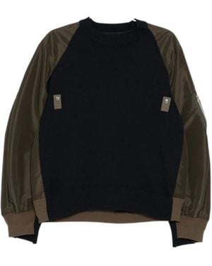 Sacai Sponge Sweatshirt - Black