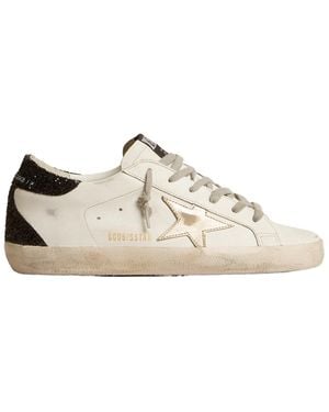 Golden Goose Super-Star Low Top Trainers - Natural