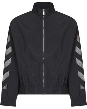 Off-White c/o Virgil Abloh Arrows Diagonals Zip-Up Jacket - Black