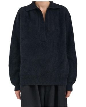 Uma Wang Long-Sleeved Jumper - Blue