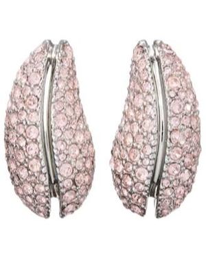 Tory Burch Crystal-Embellished Earrings - Pink