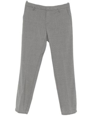 Dondup Casual Pants With Belt Loops - Gray