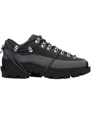 HELIOT EMIL Low Hiking Lace-Up Ankle Boots - Black