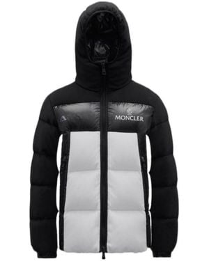 Moncler Malavoy Two-Tone Padded Jacket - Black