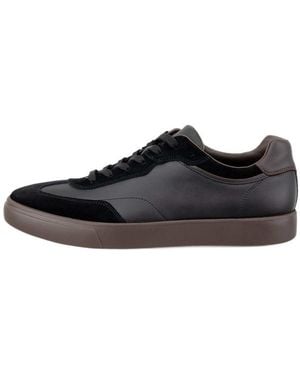 Ecco Soft 10 Leather Sneaker - Black