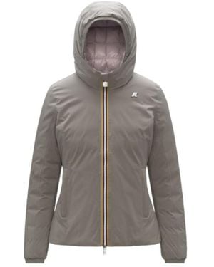 K-Way Lily St Thermo Reversible Jacket - Grey