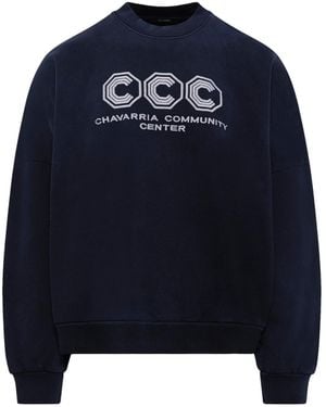 Willy Chavarria Hooligan Sweatshirt - Blue