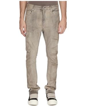 Rick Owens Detroit Five-Pocket Jeans - Grey