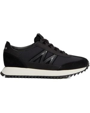 Moncler Pacey2 Suede Nubuck Trainers - Black