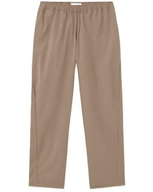 Stone Island Elasticated-Waistband Technical Trousers - Natural