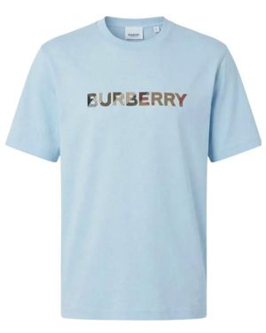 Burberry Short-Sleeved T-Shirt - Blue