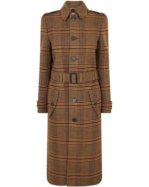 Saint Laurent Versatile And Stylish Coat - Brown