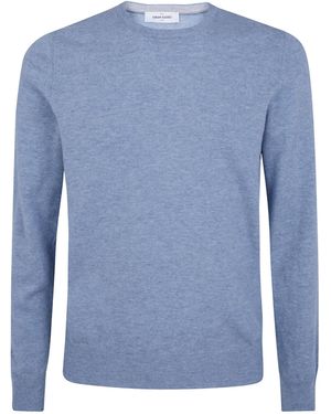 Gran Sasso Crewneck Knitted Jumper - Blue