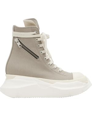 Rick Owens Concordians Cargo Abstract Sneaks High-Top Sneaks - Natural