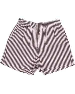 Lela Rose Striped Shorts - Purple