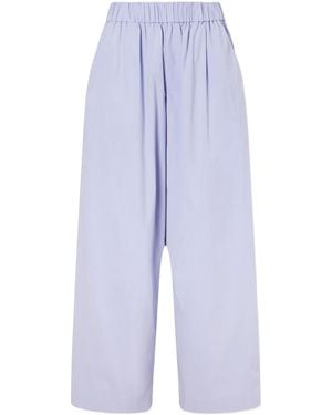 St. Agni Relaxed Wide-Leg Pants - Blue